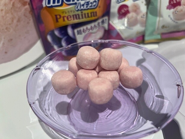  “もちもち食感”が特徴の「ハイチュウプレミアム」