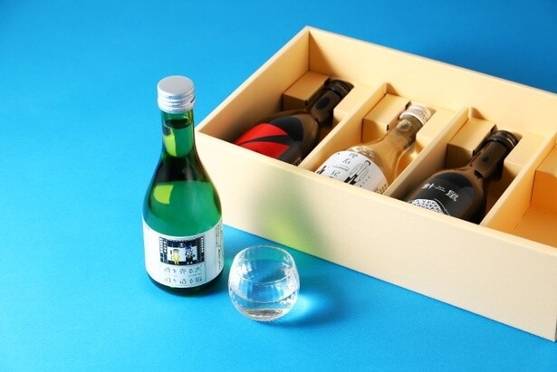 父の日限定ギフトの「日本酒飲み比べ4本セット」※ギフトボックスは別売り