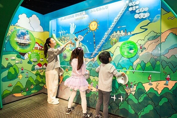 ハンドルを回すと太陽の光がエネルギーに変わる…？
