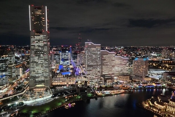 ベイエリアや横浜市街一帯を望むことができ、眺望抜群