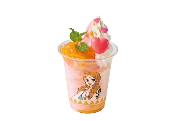 「ナミさんへ捧げるフローズン・スムージー ブランマンジェ添え ～みかん&ピーチ～」