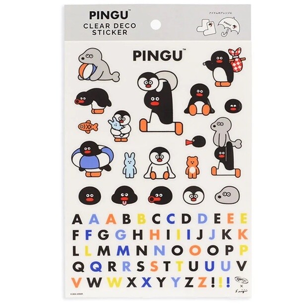 「【PINGU×松本セイジ】クリアデコステッカー」(1078円)