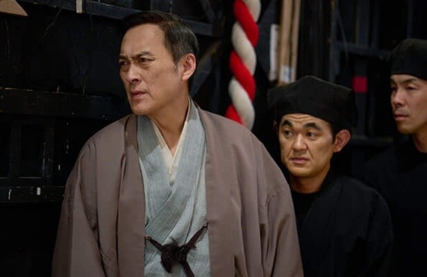  上方歌舞伎の名門・丹波屋の看板役者・花井半二郎役の渡辺謙さん