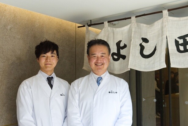 現社長の吉田泰三さんをはじめ、3代目の吉田憲史さんも本格的に店舗運営に携わる