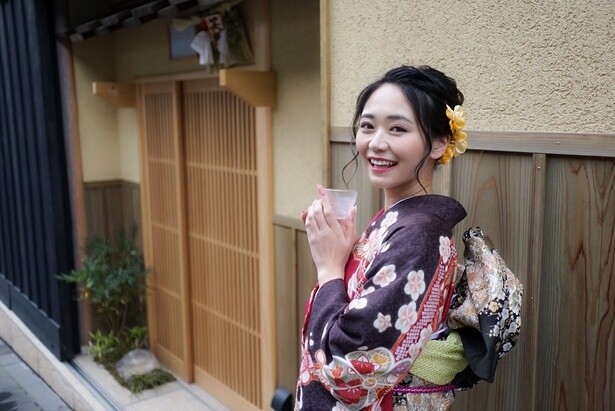 利き酒師の資格を持つ緑川静香さん