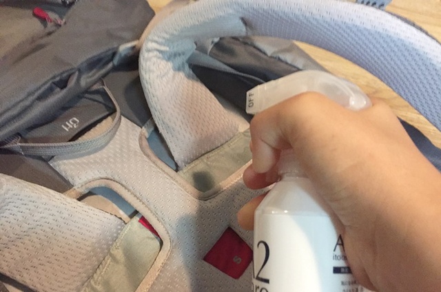 ショルダーにA2スプレー