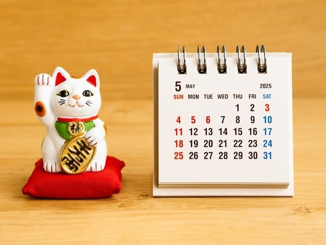 幸運に恵まれる2025年5月の「開運日」はいつ？ 暦で分かる【開運カレンダー】