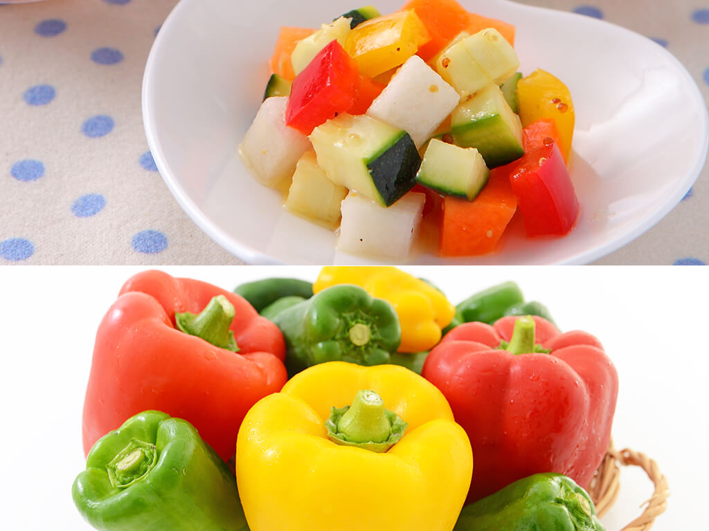 彩り野菜のスパイシーピクルスのレシピ