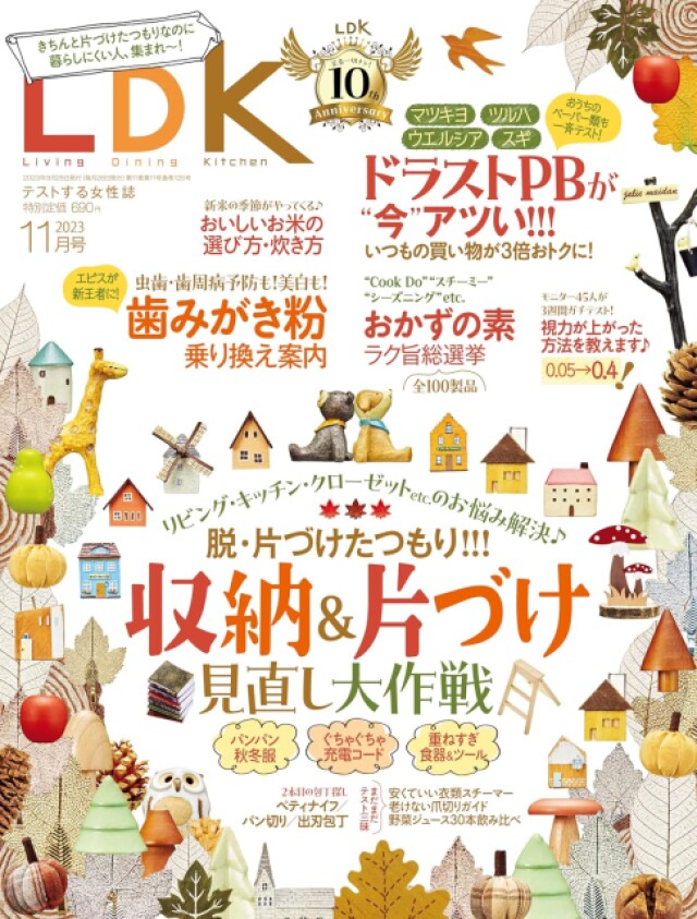 虫歯・歯周病予防・美白 歯磨き乗り換え案内『LDK』最新号