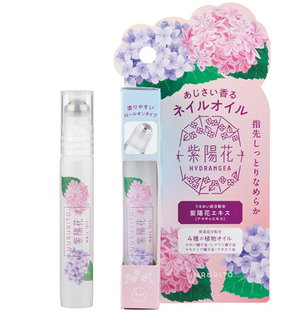YURURITOに紫陽花の香り ネイルオイル・フレグランスタグが新発売