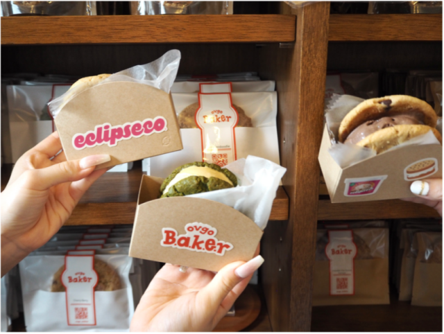「eclipseco」と「ovgo 」がコラボ「クッキーアイスサンド」発売