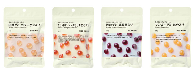 これはサプリ？いいえ、グミです！無印良品が美肌のためのおやつを発売