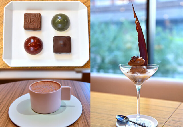 温かいショコラドリンクや大人顔のパフェも！　日本の手仕事チョコレートの店「nel CRAFT CHOCOLATE TOKYO」