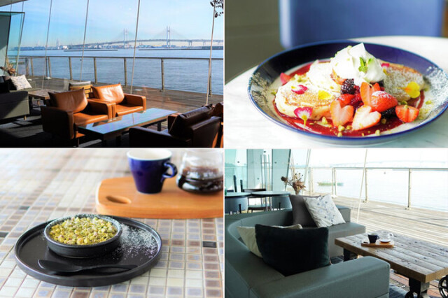 港の景色を眺めてロマンチックに過ごすカフェ♪横浜「cafe&dining blue terminal」