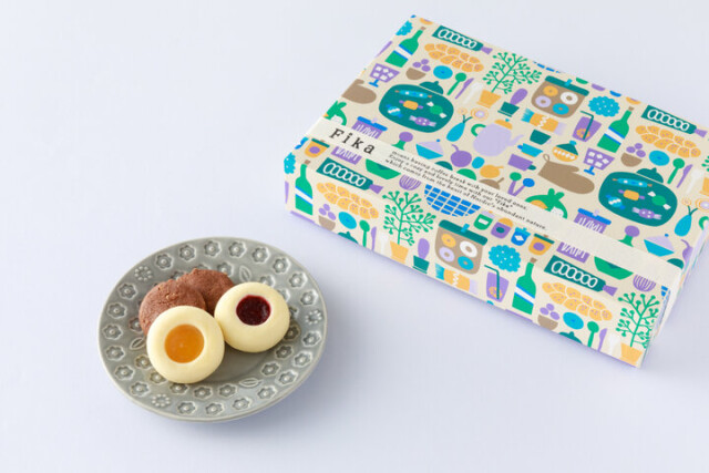 北欧デザインのボックスもすてきなクッキー「フィーカ　クッキーアソート」／東京都
