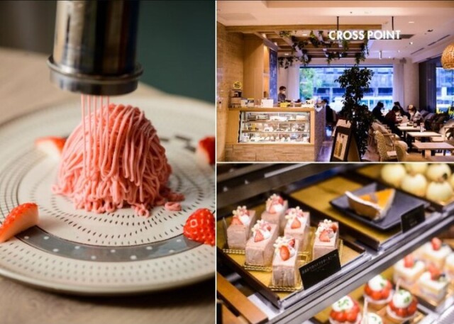 あまおう×クリームチーズのイチゴモンブランが話題の博多駅前カフェ「Cafe＆Bar CROSS POINT」へ♪