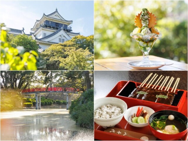 徳川家康生誕の地、愛知・岡崎公園へ。パフェや八丁味噌の田楽などおめあてにしたいグルメの魅力も