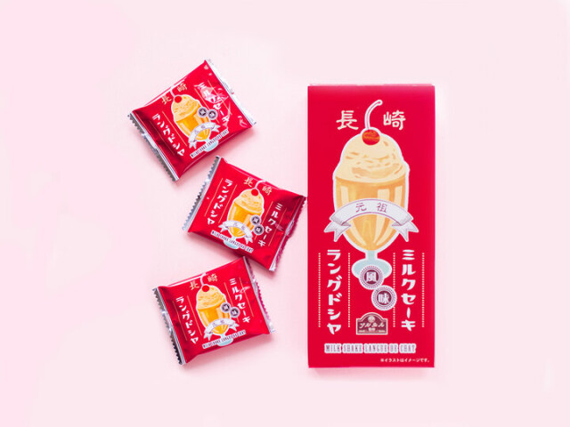 【長崎】レトロな喫茶店の人気メニューがお菓子に！「長崎ミルクセーキ風味ラングドシャ」