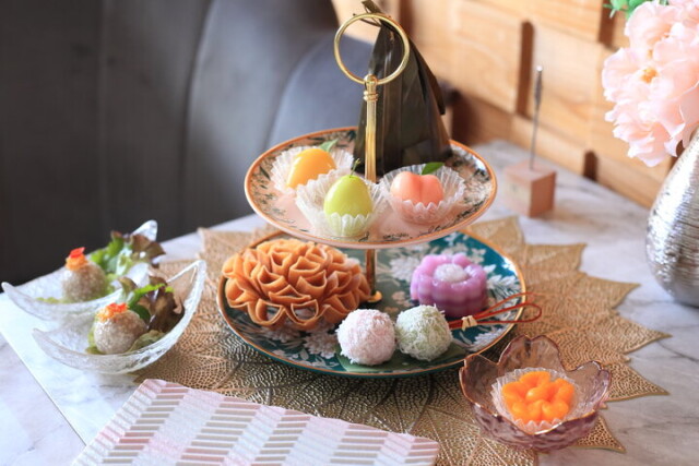 エスニック風アフタヌーンティはいかが？タイの屋台で人気のスイーツ＆ドリンクを／「Kanom Thai Cafe」