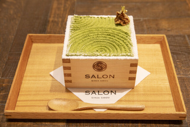 抹茶をふんだんに取り入れた和スイーツと和定食ランチが人気 ♪/銀座「SALON GINZA SABOU」