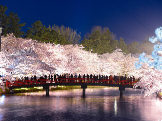 【青森県 〜春の絶景10選〜】これぞ日本一！ 毎年200万人が訪れる、日本屈指の桜祭り／2025年版