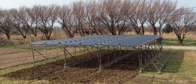 ソーラーフロンティア、東大が実施する「営農型発電」実証にCIS薄膜太陽電池を提供