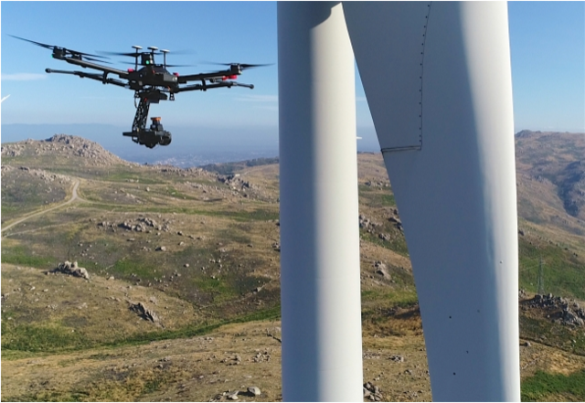 テラドローン、自律飛行実現による風力発電向けサービスを国内で開始