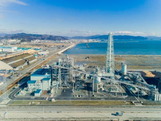 日本製紙、石巻雲雀野発電所のバイオマス混焼発電設備竣工式を挙行