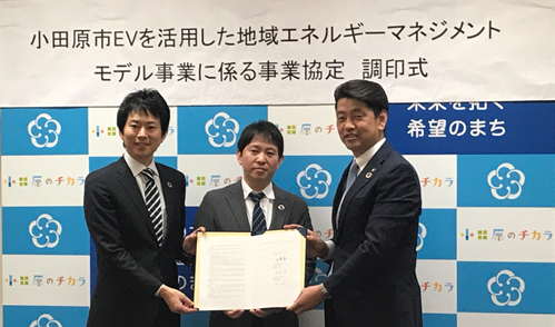  EVのREXEV、地域エネルギーマネジメントで湘南電力および小田原市と提携