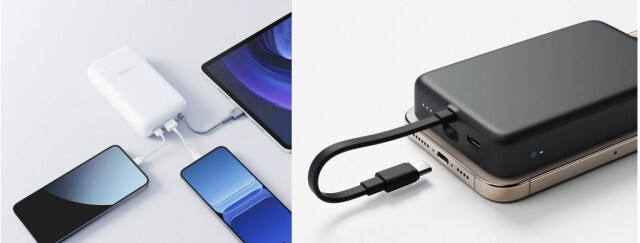 海外旅行の充電不安を解消！シャオミからケーブル内蔵型モバイルバッテリー2機種