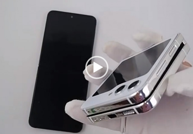 「Galaxy Z Flip5」ダミーモデルの画像と動画が公開。まだ折りたたんだときのすき間はありそう