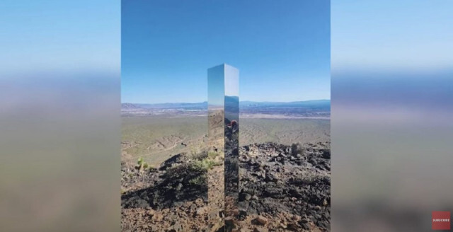 米の砂漠に「謎のモノリス」が出現！ 地球外生命体の仕業？