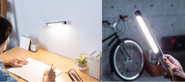 サンワダイレクトの「充電式LEDライト」は壁付けにもハンディにもなる自由度が魅力！