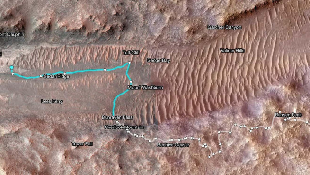 NASA探査機パーサヴィアランス、火星に大きいアレを描いてしまう