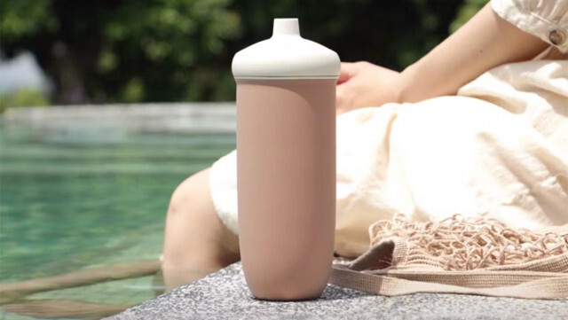 レンジ加熱もOK。こぼれず落としても壊れないシリコンボトル「Besovida Bottle」