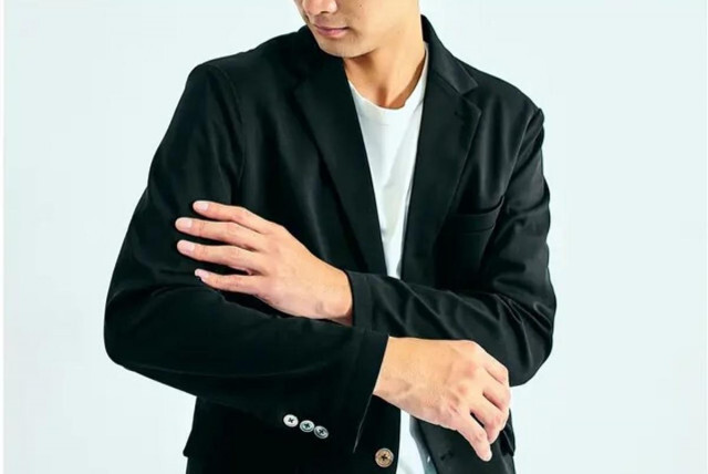 とうもろこし由来の素材を採用！身体に優しくフィットするストレッチ性とシワが消える生地を採用した次世代スーツ 「 Velvet Touch」