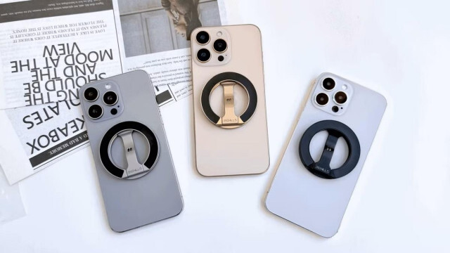 両面がMagSafe対応の磁石になっているスマホリング「Dual Magic Ring」
