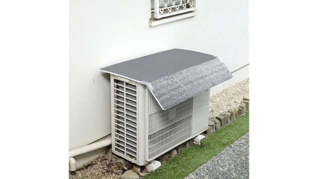 山善の室外機カバーは、置くだけで電気代節約＆省エネを目指せるんだって