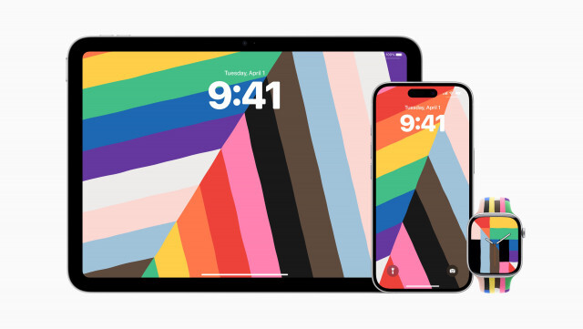 今年も出ます。Appleがプライド向け壁紙とスポーツバンドを公開