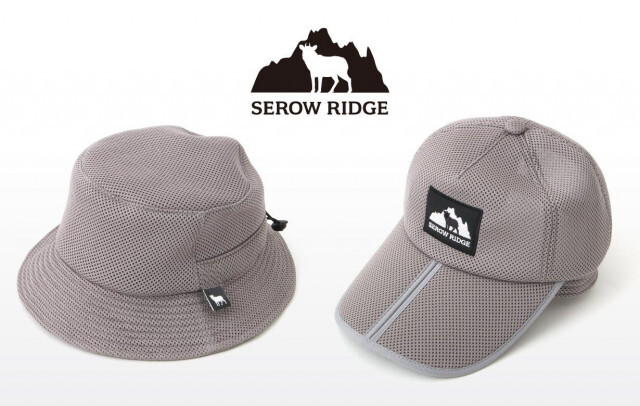滝汗でも大丈夫！ 夏のレジャーや外仕事にオススメな超吸水帽子「SEROW RIDGE」