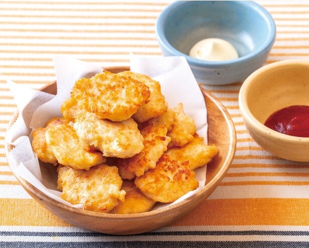 【給食の先生のレシピ】罪悪感なしで食べられる！ふわふわ食感の豆腐ナゲット