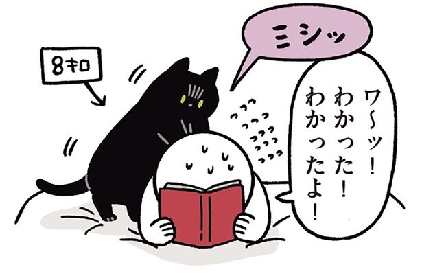 「これでよし！」黒猫ろんの「気づいてアピール」を解決した飼い主の方法とは