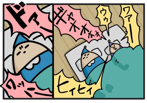 寝言なの？夜泣きなの？赤ちゃんに振り回される日々