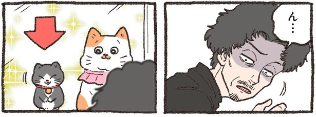 初めてお隣の友達の家へ。仕事で煮詰まっている飼い主さんにご挨拶すると