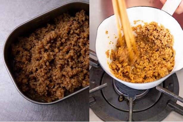 作り置きしておくと心強い。「鶏そぼろ」レシピとお弁当おかずアレンジ案