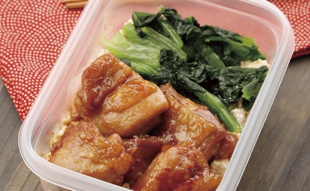 砂糖を使わず低糖質でおいしく仕上げる「照り焼きチキン弁当」