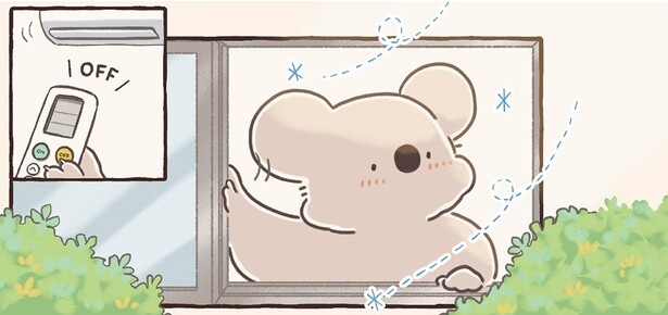 なんだか肌寒い？ あらゆるところで秋を感じるコアラ