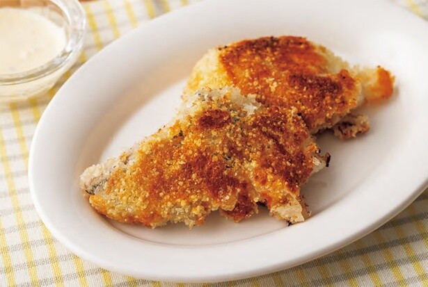 【最強にラクでおいしい】チーズ風味のカリッとパン粉が子どもに大ウケ！ 「揚げない白身魚フライ」