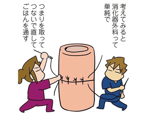 管の通りに一喜一憂！ ごはんの通り道を正常にするため働く外科医夫婦