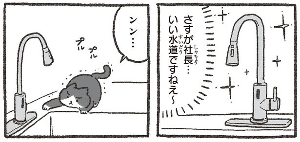 虫が入った水を飲むのは嫌！なんとか自力で水を出そうと頑張った結果